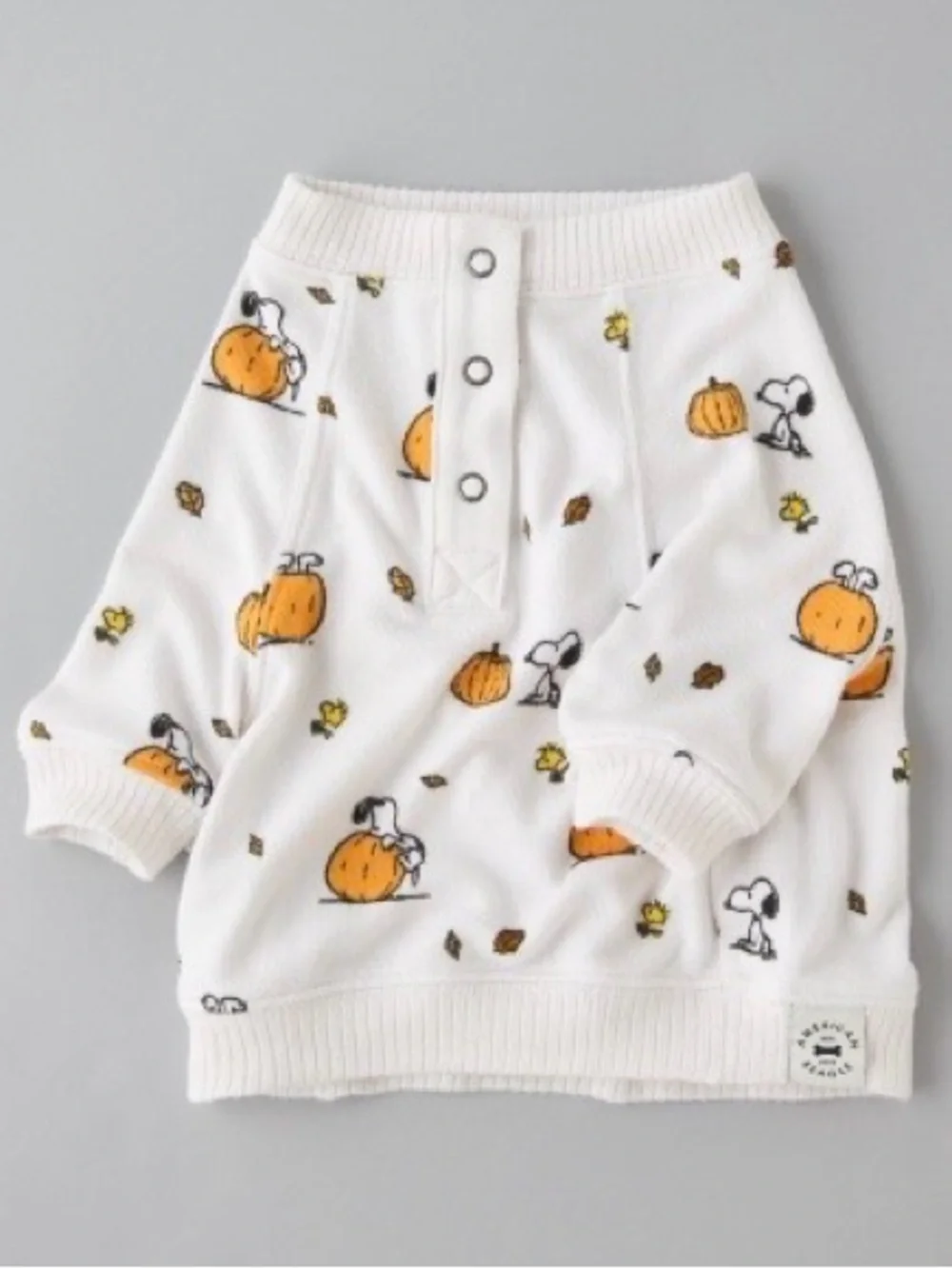 NWOT AE Snoopy Pumpkin Plush Dog PJ Shirt, Size: M